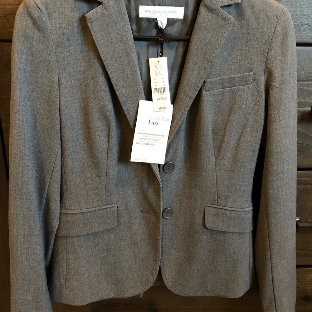 Brand New Grey Blazer/Suit Jacket